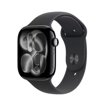 APPLE Watch Series 11 gps 46mm jet Black Aluminium Case With Black Sport Band S/m