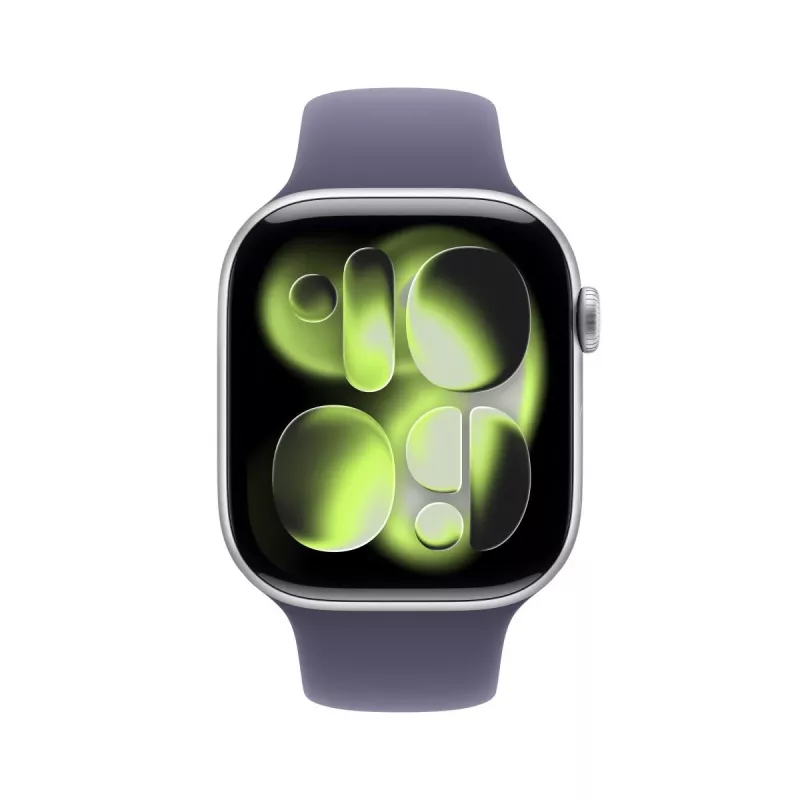 APPLE Watch Series 11 gps 46mm silver Aluminium Case With Purple Fog Sport Band S/m