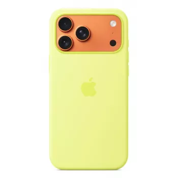 APPLE iPhone 17 Pro Max - Silicone Case With Magsafe - Neon Yellow