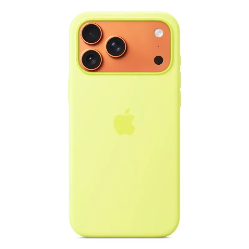 APPLE iPhone 17 Pro Max - Silicone Case With Magsafe - Neon Yellow