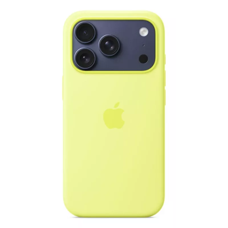 APPLE iPhone 17 Pro - Silicone Case With Magsafe - Neon Yellow