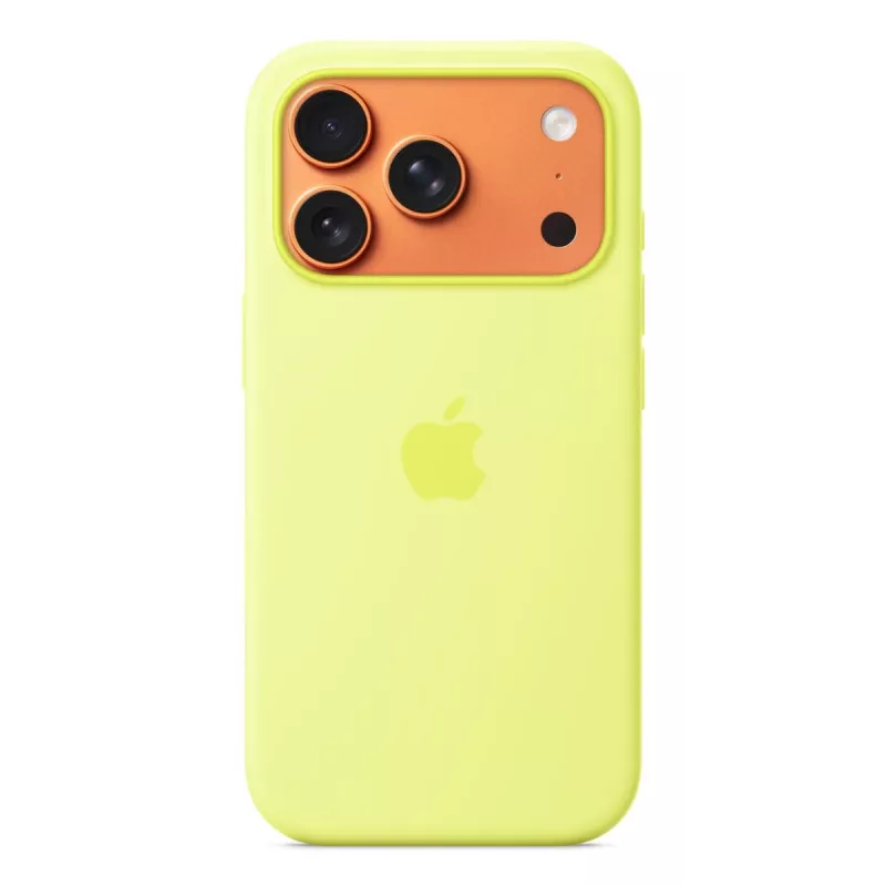 APPLE iPhone 17 Pro - Silicone Case With Magsafe - Neon Yellow