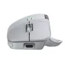 Logitech mouse MX Master 4 — right‑hand, laser 8000 DPI, RF Wireless + Bluetooth, 8 buttons, grey