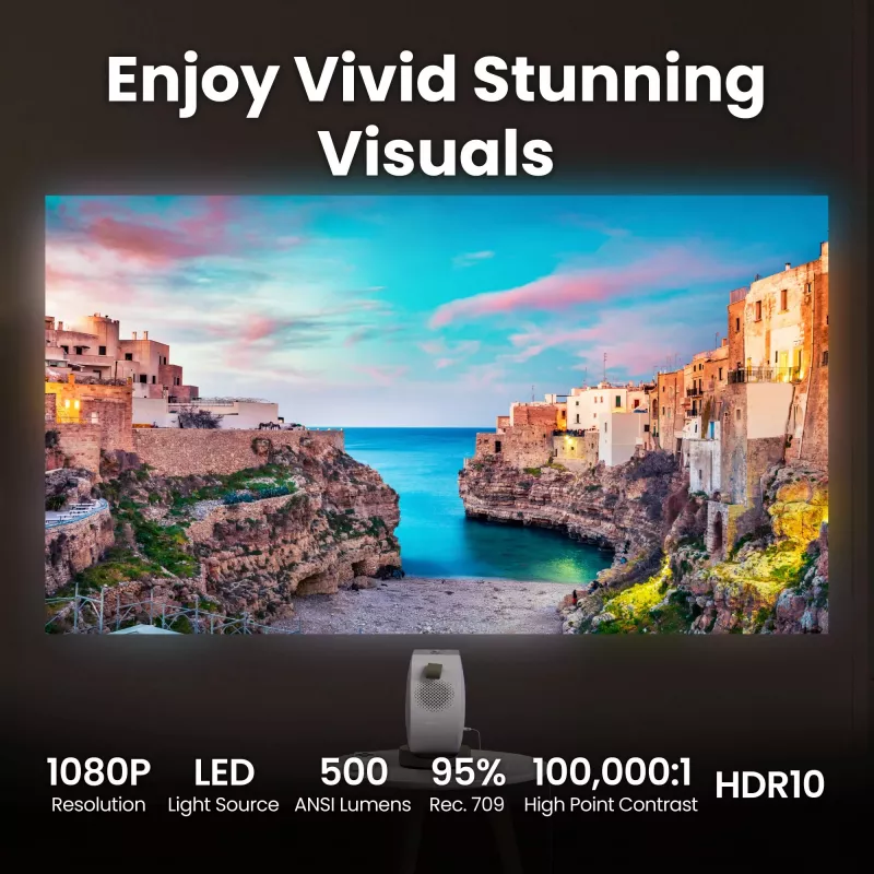 BenQ GV32 500 ANSI lumens DLP 1080p (1920x1080) White