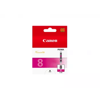 Canon CLI-8M Magenta Ink Cartridge, Magenta, Pigment-based ink, 1 pc(s), 565 pages