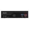 Shuttle Slim PC DH770 , S1700, 2x HDMI, 2x DP , 2x 2.5G LAN, 2x COM, 8x USB, 1x 2.5 inch, 2x M.2, 24/7 permanent operation, incl. VESA