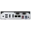 Shuttle Slim PC DH770 , S1700, 2x HDMI, 2x DP , 2x 2.5G LAN, 2x COM, 8x USB, 1x 2.5 inch, 2x M.2, 24/7 permanent operation, incl. VESA