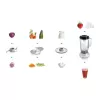 Bosch MCM3201B food processor 800 W 2.3 L Black, Transparent