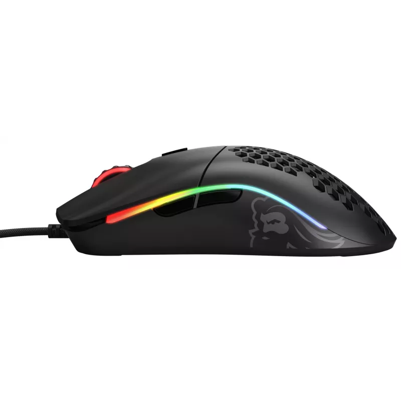 Glorious Gaming Glorious Model O Mouse Regular (Black), Right-hand, Optical, USB Type-A, 12000 DPI, Black