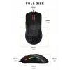 Glorious Gaming Glorious Model O Mouse Regular (Black), Right-hand, Optical, USB Type-A, 12000 DPI, Black