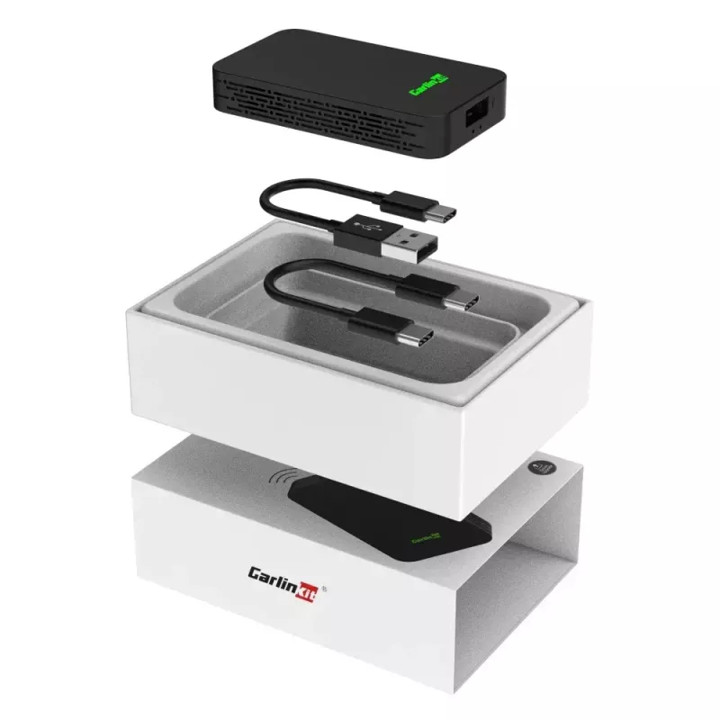 Car media receiver Carlinkit CPC200-2AIR Black Wi‑Fi 5 GHz / 2.4 GHz, Bluetooth 4.1, USB‑C
