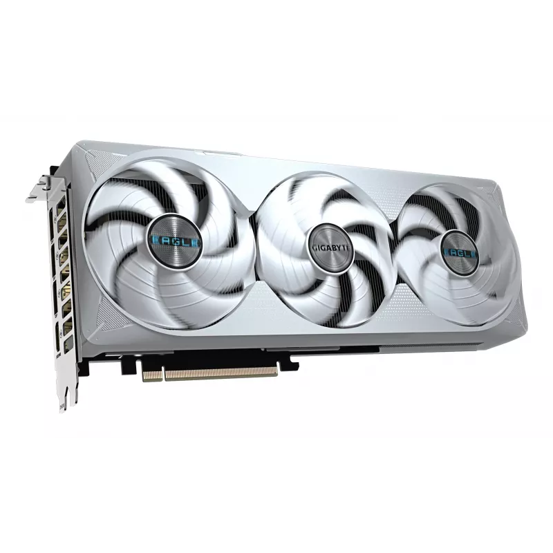 GIGABYTE GeForce RTX 5070 Ti EAGLE OC ICE SFF 16G Graphics Card - 16GB GDDR7, 256bit, PCI-E 5.0, 2542 MHz Core Clock, 3 x DP 2.1a, 1 x HDMI 2.1b, NVIDIA DLSS 4, GV-N507TEAGLEOC ICE-16GD