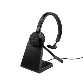 Headset Jabra Evolve 65 TE - Link390a MS Mono (Include Stand)