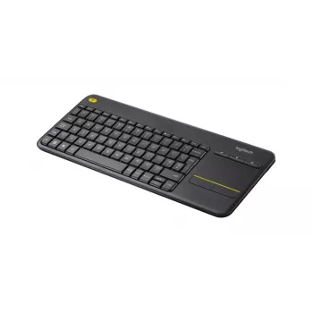 LOGITECH Wireless Touch Keyboard K400 Plus - Black - Qwerty Uk