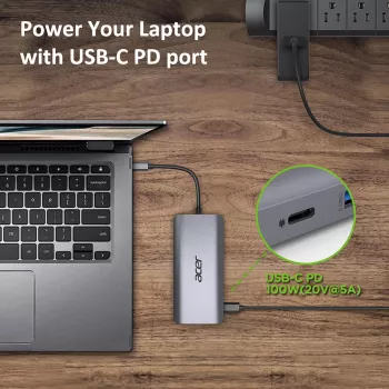 ACER 12in1 Type C Dongle Silver