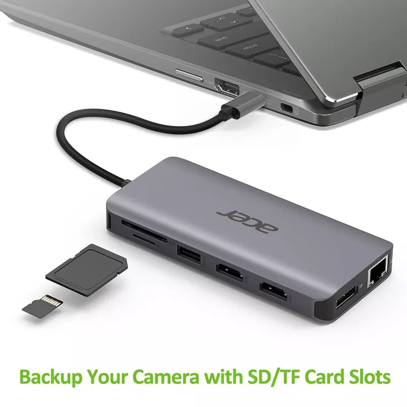 ACER 12in1 Type C Dongle Silver