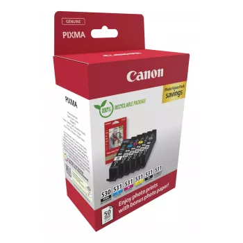 Canon PGI-530/CLI-531 PVP ink cartridge 6 pc(s) Original Black, Cyan, Grey, Magenta, Photo black, Yellow
