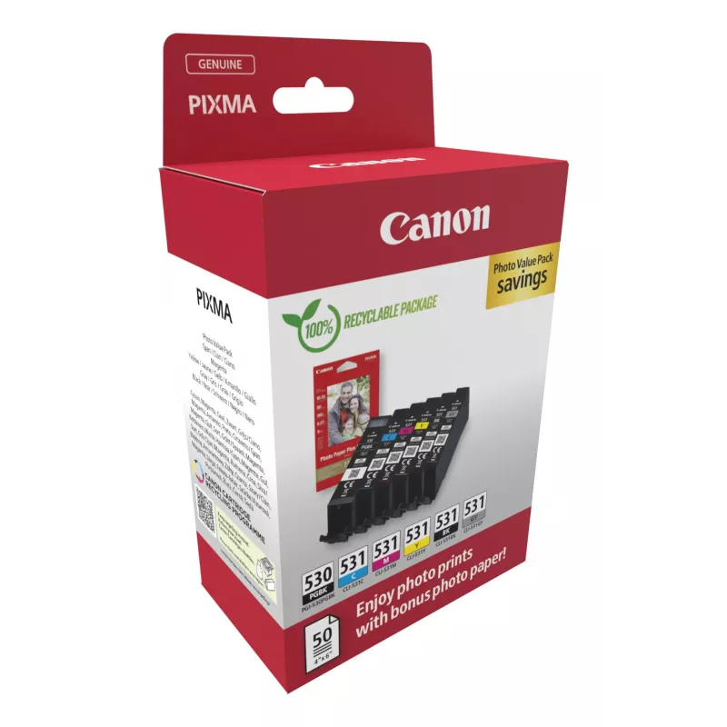 Canon PGI-530/CLI-531 PVP ink cartridge 6 pc(s) Original Black, Cyan, Grey, Magenta, Photo black, Yellow
