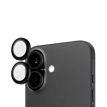 PanzerGlass ® Hoops® Camera Lens Protector Black iPhone 16 | 16 Plus