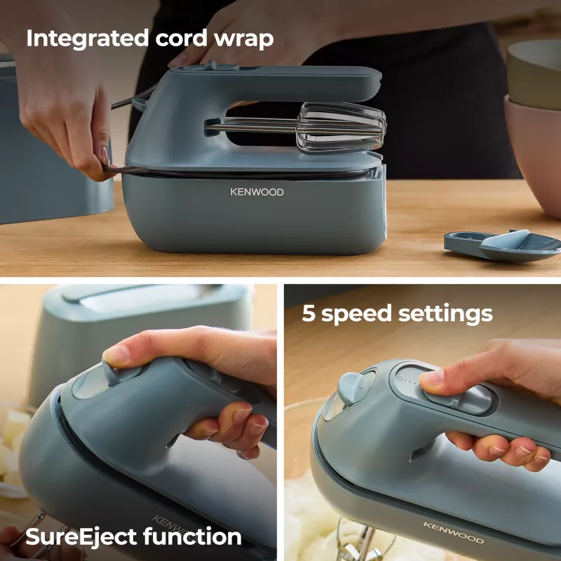Kenwood HMP40.000GY Hand mixer 350 W Blue