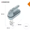 Kenwood HMP40.000GY Hand mixer 350 W Blue
