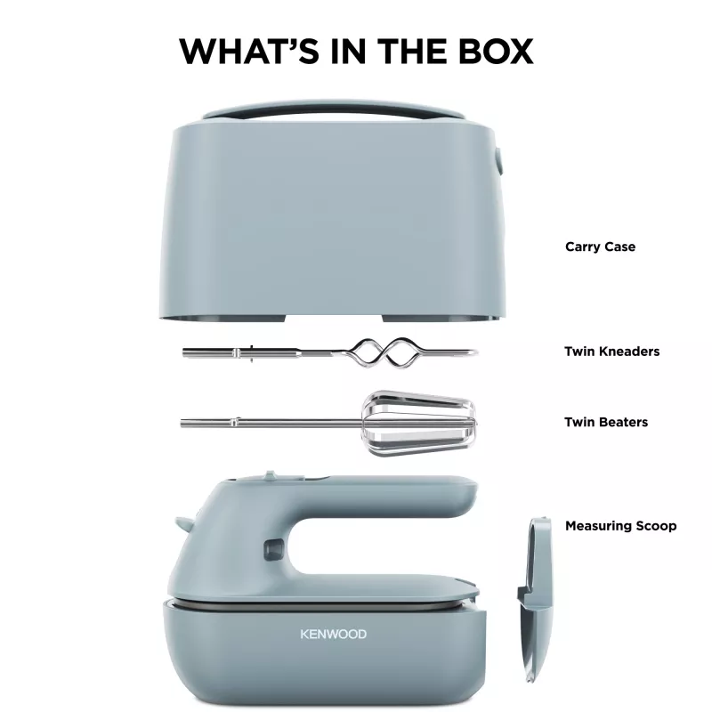 Kenwood HMP40.000GY Hand mixer 350 W Blue