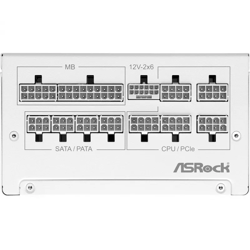 ASROCK Power Supply Steel Legend Sl-850g 850w 80+ Gold White ATX