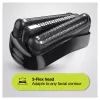Braun Series 3 Shave&Style 300BT Electric Shaver, Razor for Men, Black/Volt Green