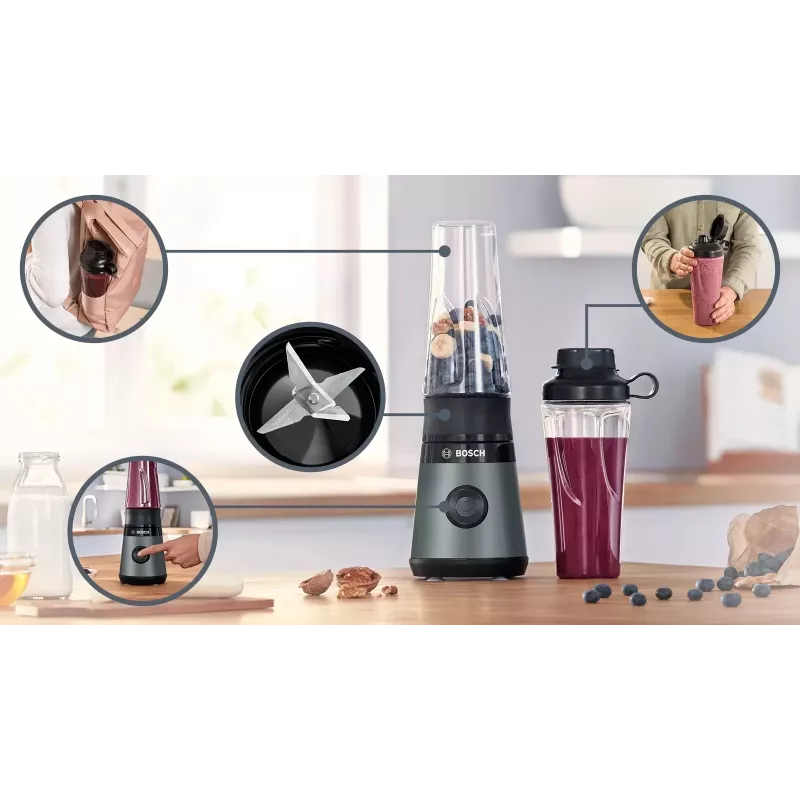 Bosch VitaPower MMB2111S blender 0.6 L Tabletop blender 450 W Silver