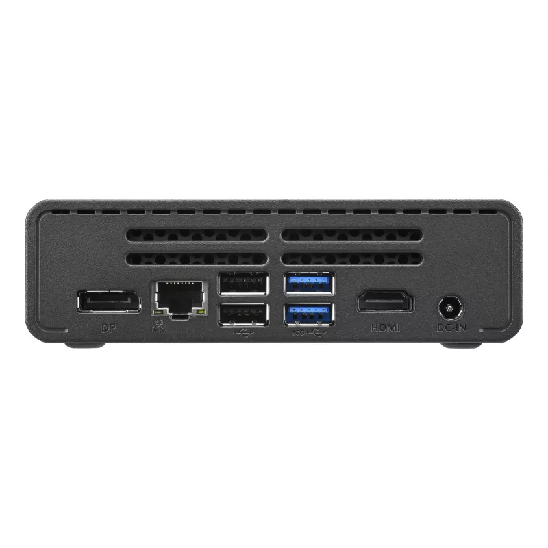 Shuttle Nano PC NE10N, Intel N 100, 1x HDMI, 1x DP, 6x USB, 1x LAN, fanless, 24/7 permanent operation, incl. VESA