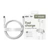 PanzerGlass empower™ by ® Racing 240W USB-C to USB-C Cable | USB 2.0 | 2M | Silver White