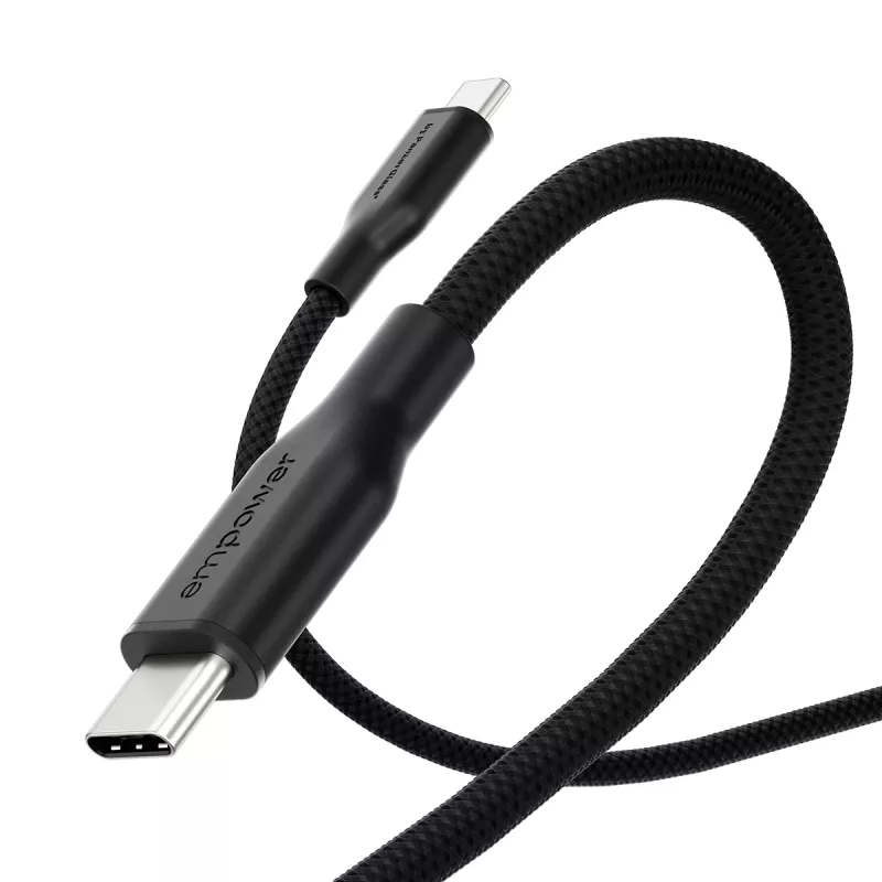 PanzerGlass empower™ by ® Racing 60W USB-C to USB-C Cable | USB 2.0 | 1.2M | Space Black