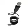 PanzerGlass empower™ by ® Magnetic 240W USB-C to USB-C Cable | USB 2.0 | 1.5M | Space Black