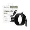 PanzerGlass empower™ by ® Magnetic 240W USB-C to USB-C Cable | USB 2.0 | 1.5M | Space Black