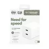 PanzerGlass empower™ by ® Turbo 45W Charger incl. 2 x USB-C | EU Plug | Silver White
