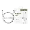 PanzerGlass empower™ by ® Racing 60W USB-C to USB-C Cable | USB 2.0 | 1.2M | Silver White