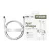 PanzerGlass empower™ by ® Racing 240W USB-C to USB-C Cable | USB 2.0 | 1.2M | Silver White