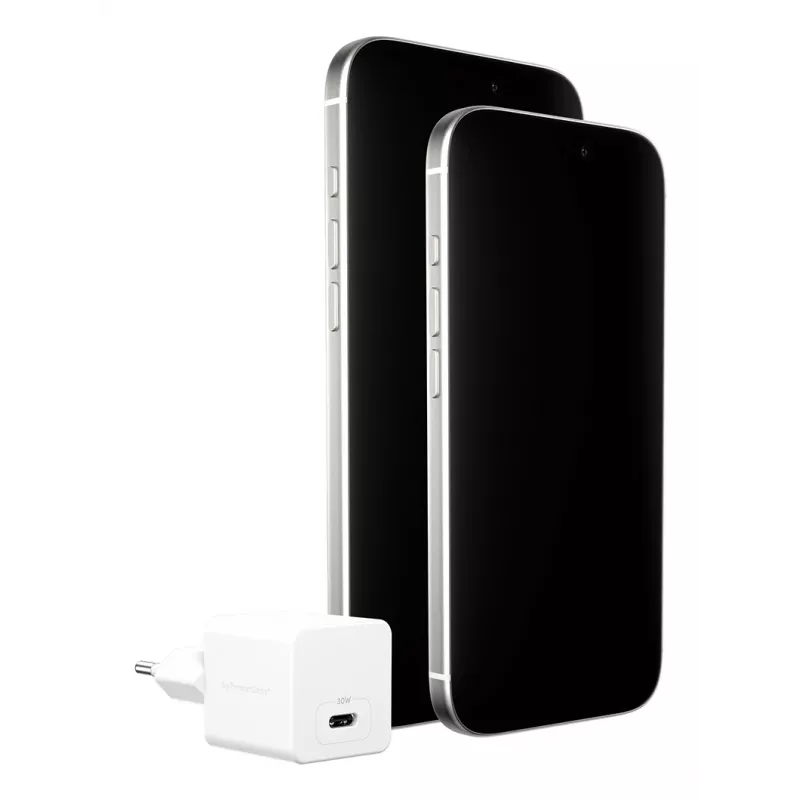 PanzerGlass empower™ by ® Turbo 30W Charger Single USB-C | EU Plug | Silver White