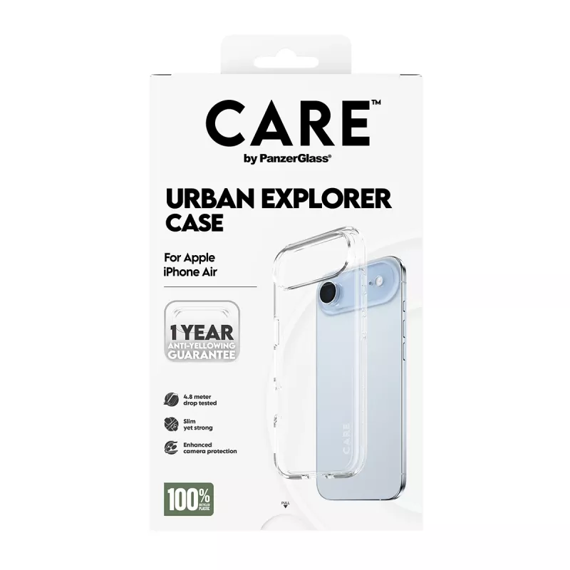 PanzerGlass CARE™ by ® Urban Explorer Case Transparent iPhone Air