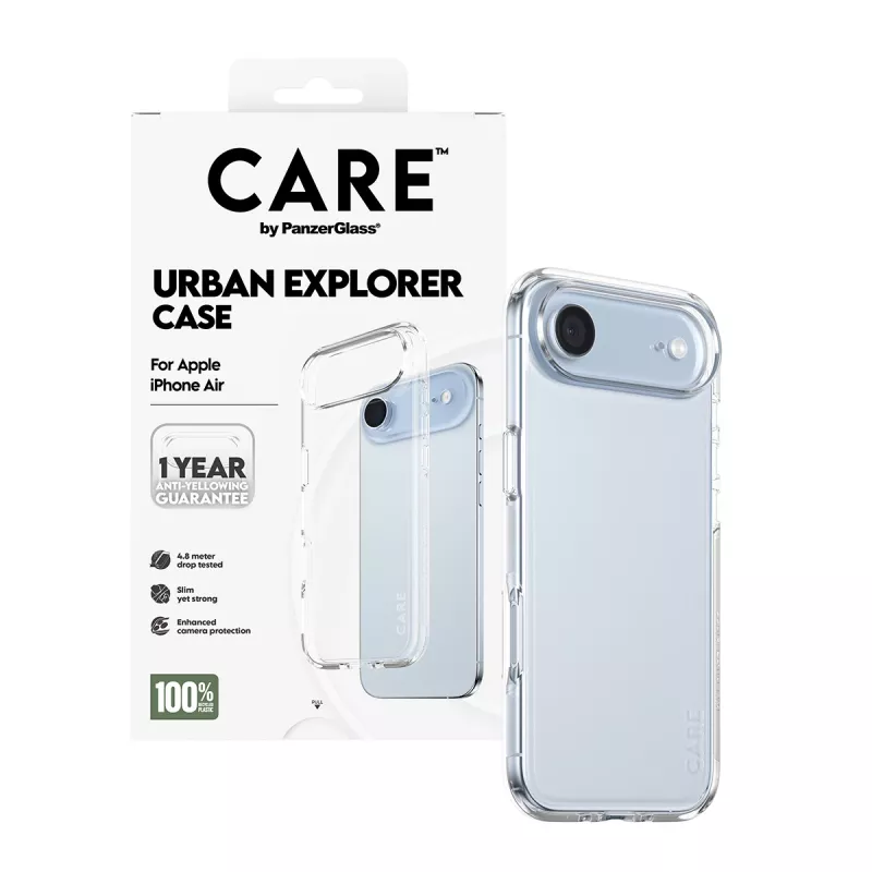 PanzerGlass CARE™ by ® Urban Explorer Case Transparent iPhone Air