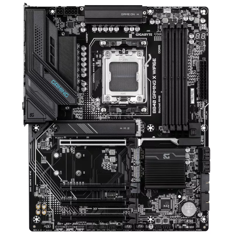 Motherboard GIGABYTE B840 GAMING X WIFI6E, AMD B550, Socket AM5, ATX