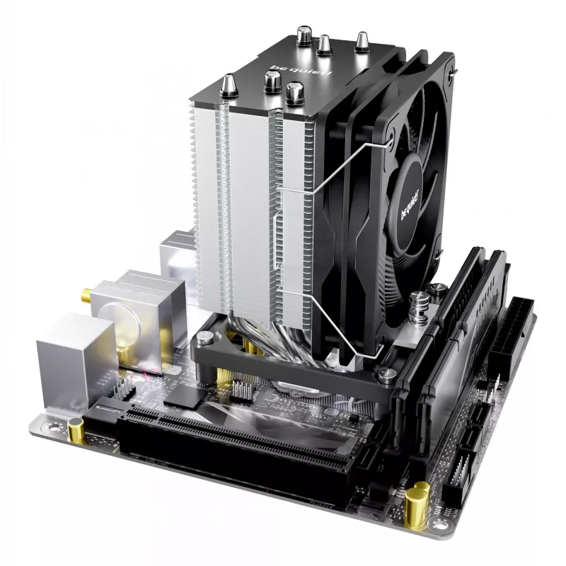 be quiet Pure Rock Slim 3 Processor Air cooler 10 cm Silver 1 pc(s)