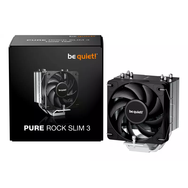 be quiet Pure Rock Slim 3 Processor Air cooler 10 cm Silver 1 pc(s)