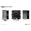 be quiet Pure Rock Slim 3 Processor Air cooler 10 cm Silver 1 pc(s)