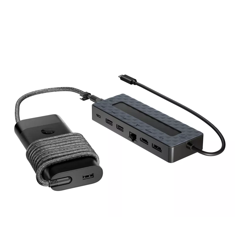 USB-C Hub and Laptop Charger HP 9H0H9AA#ABB Compact Design Versatile Connectivity