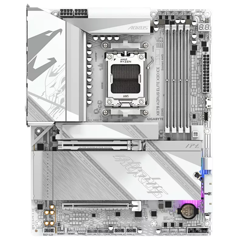 Motherboard GIGABYTE X870 AORUS ELITE X3D ICE, AMD X870, Socket AM5, ATX