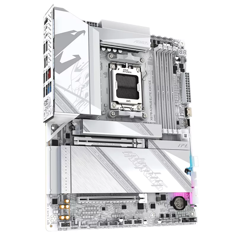 Motherboard GIGABYTE X870 AORUS ELITE X3D ICE, AMD X870, Socket AM5, ATX