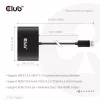 CLUB3D Quad DisplayPort™ Hub – 4 x 4K Resolution @ 30Hz, MST Support