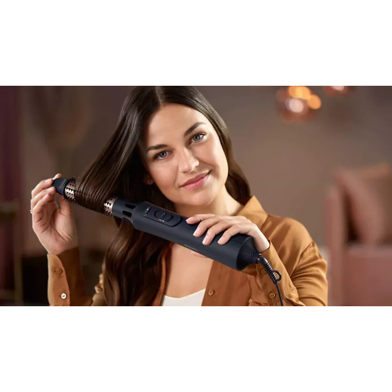 Hair styling kit Philips 5000 series BHA530/00 — hair straightener & curler, 1000 W, 3 heating levels, ionic, 5 attachments, 2 m cord, black