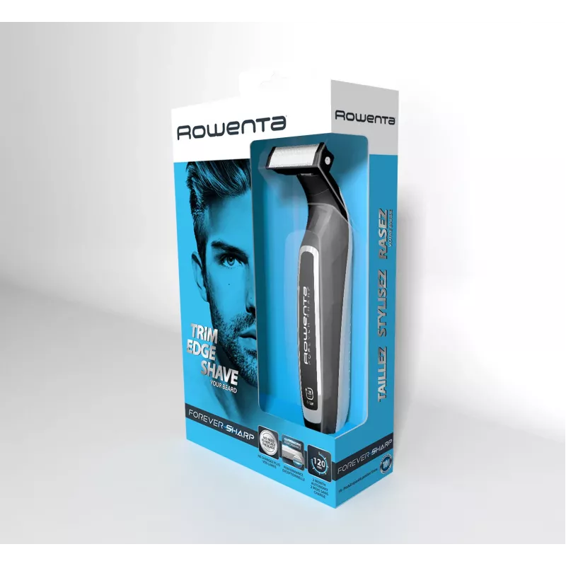 Rowenta Forever Sharp TN6000 beard trimmer - trim, edge and shave, 120 min runtime